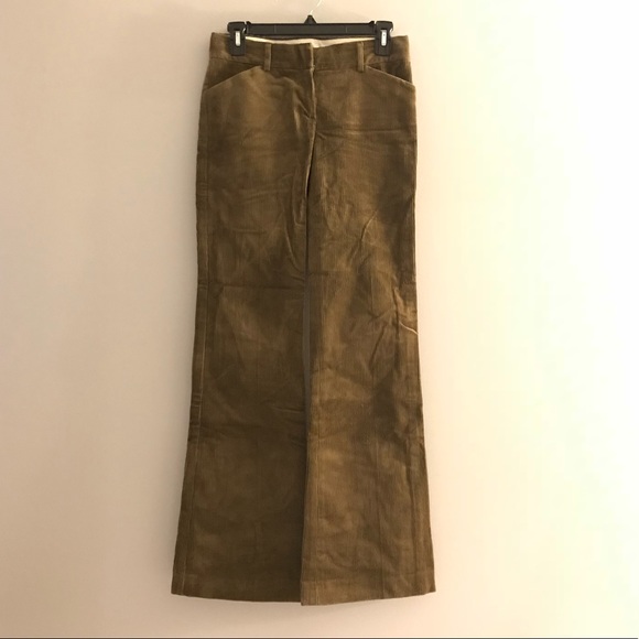 NEW! Theory Olive Green Corduroy pants - Picture 2 of 5